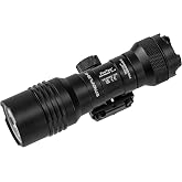 Streamlight 89024 ProTac Rail Mount 1L-X Pro 500-Lumen Gun Light, Black | 500 lumens; 18,000 candela peak beam; rechargeable capable; Picatinny and M-LOK compatible; IPX7 waterproof