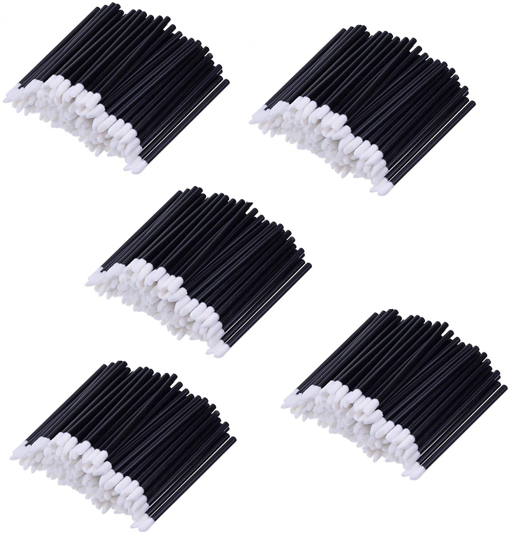 Disposable Lip Wands Gloss Brush Lipstick Concealer Brushes 500/200/100/50 Lipstick Lip gloss Wands Applicator Perfect Makeup Beauty Tool Kits MISKEEN (500 WANDS)