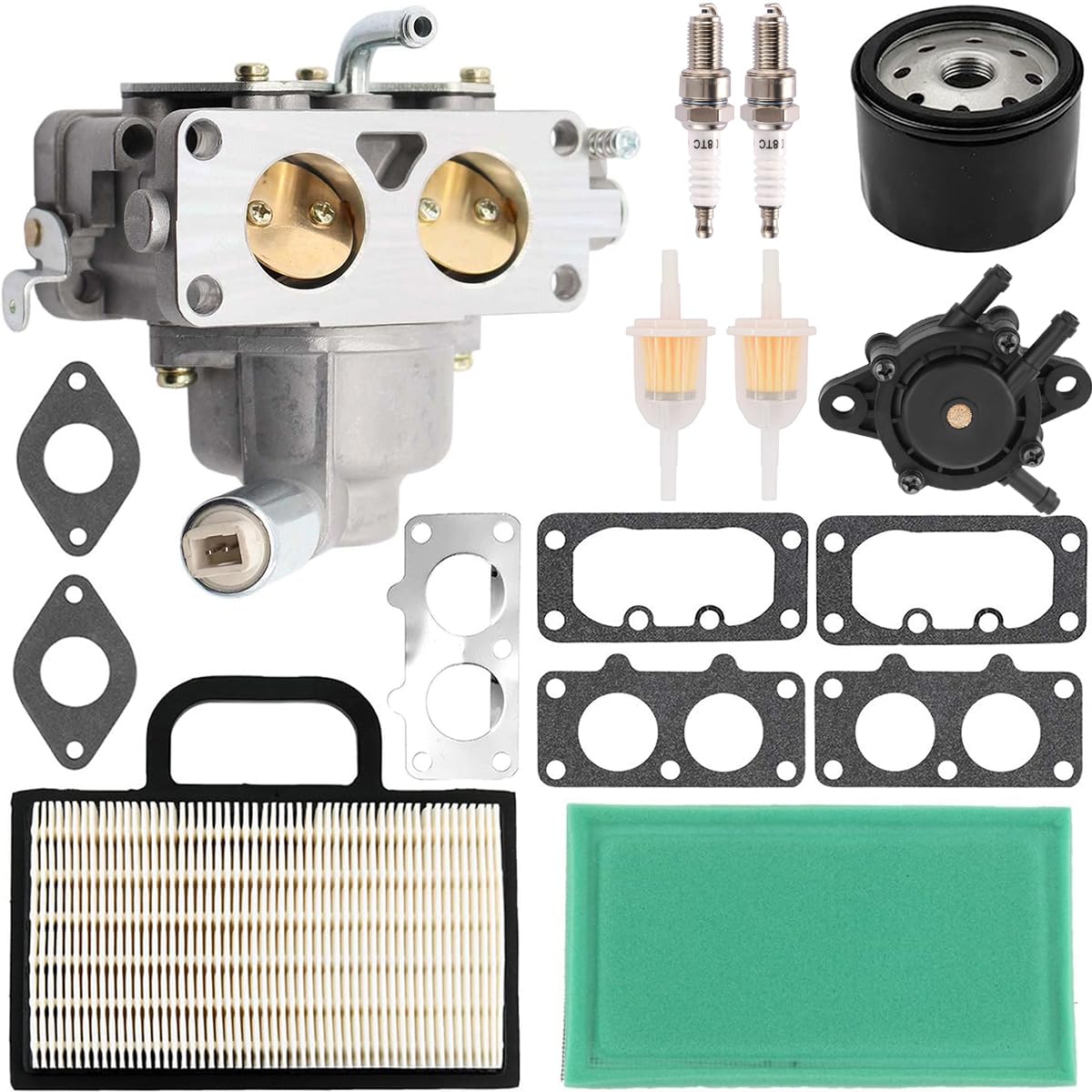 ZAMDOE 791230 Carburetor for Briggs and Stratton 407777 405777 406777 40F777 40H777 40G777 20-25 HP V-Twin Engine 699709 499804 Carb for J D MIA10632 LA150 LA145 LA130 L120 Lawn Mower Lawn Tractor