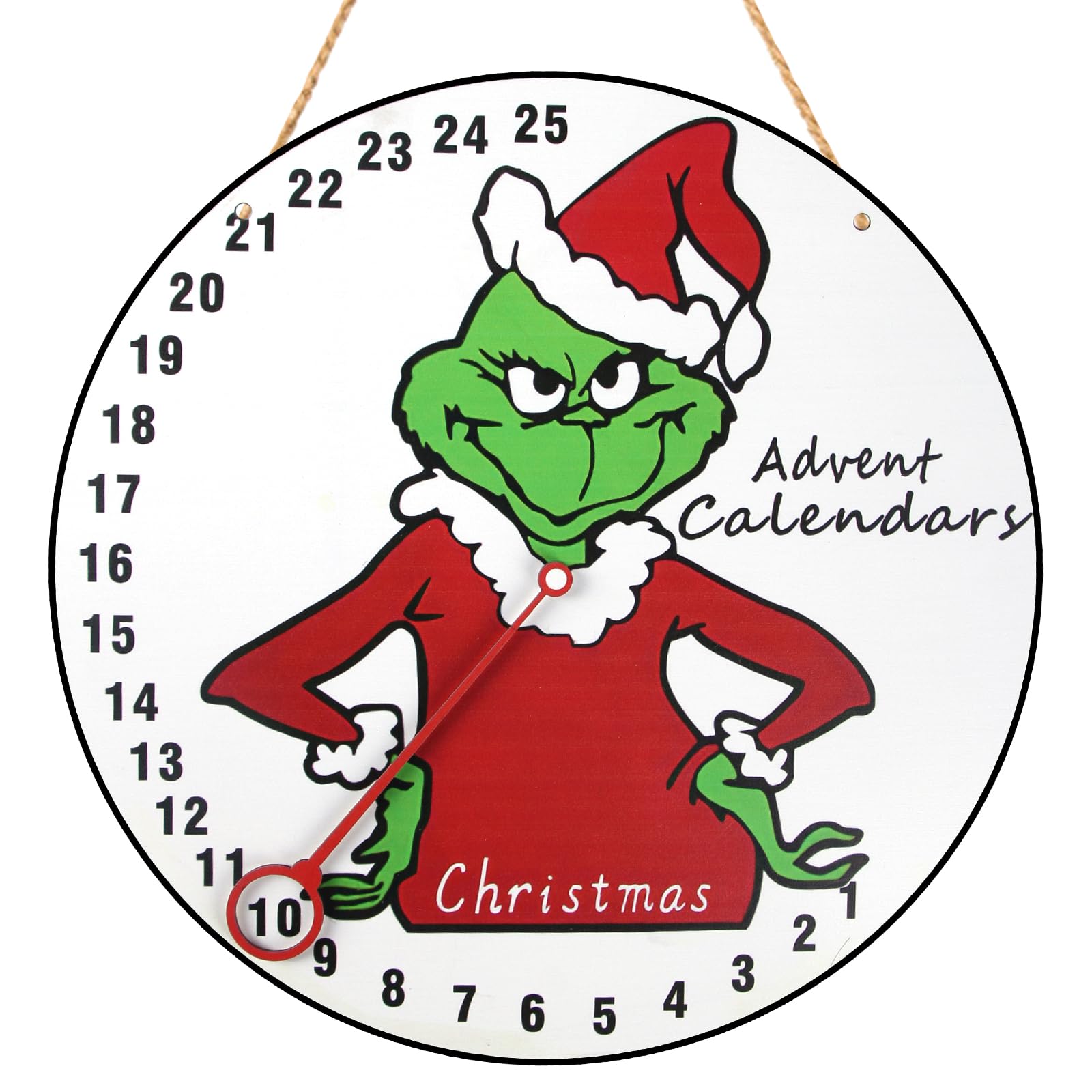 Christmas Decorations Countdown Calendar Sign 2024 Christmas Countdown