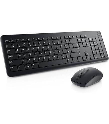 Amazon.com: Dell Wired Keyboard and Mouse - KM300C, Black