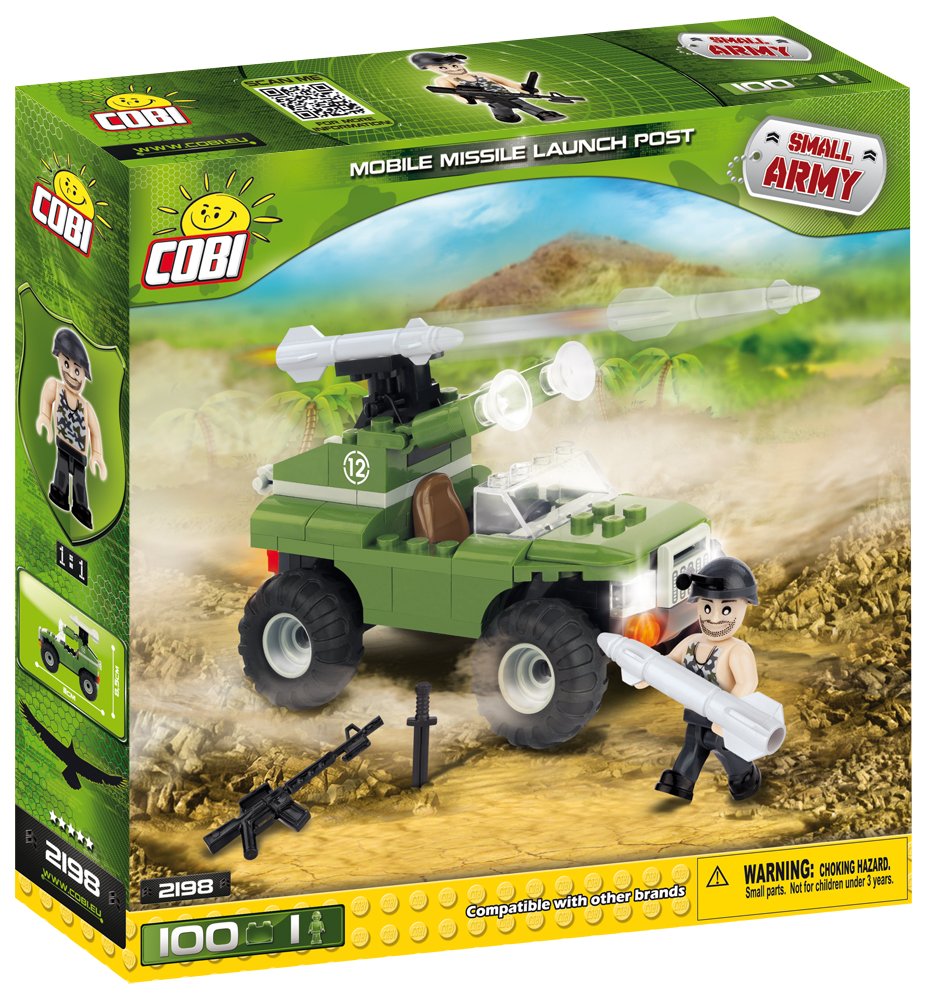 COBI 2198 "Mobile Missile Launch Post Building Set
