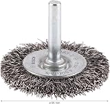 Bosch 1x PRO Steel Longlife Wire Wheel Crimped Ø50 mm for 6 mm Shank Drills view 5