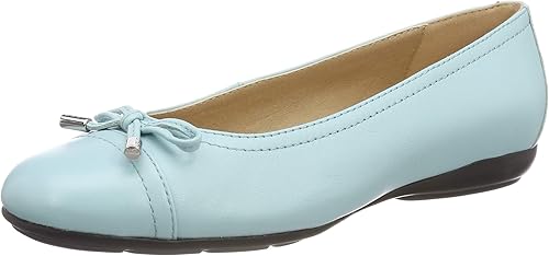 Amazon Com Geox Women S Annytah 9 Nappa Leather Ballet Flat With
