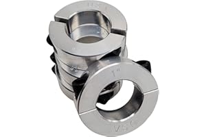 Coastal Shaft Collars - 1.00" Bore Diameter - Clamping Two Piece Shaft Collar - 2024 Aluminum (4 Pack)