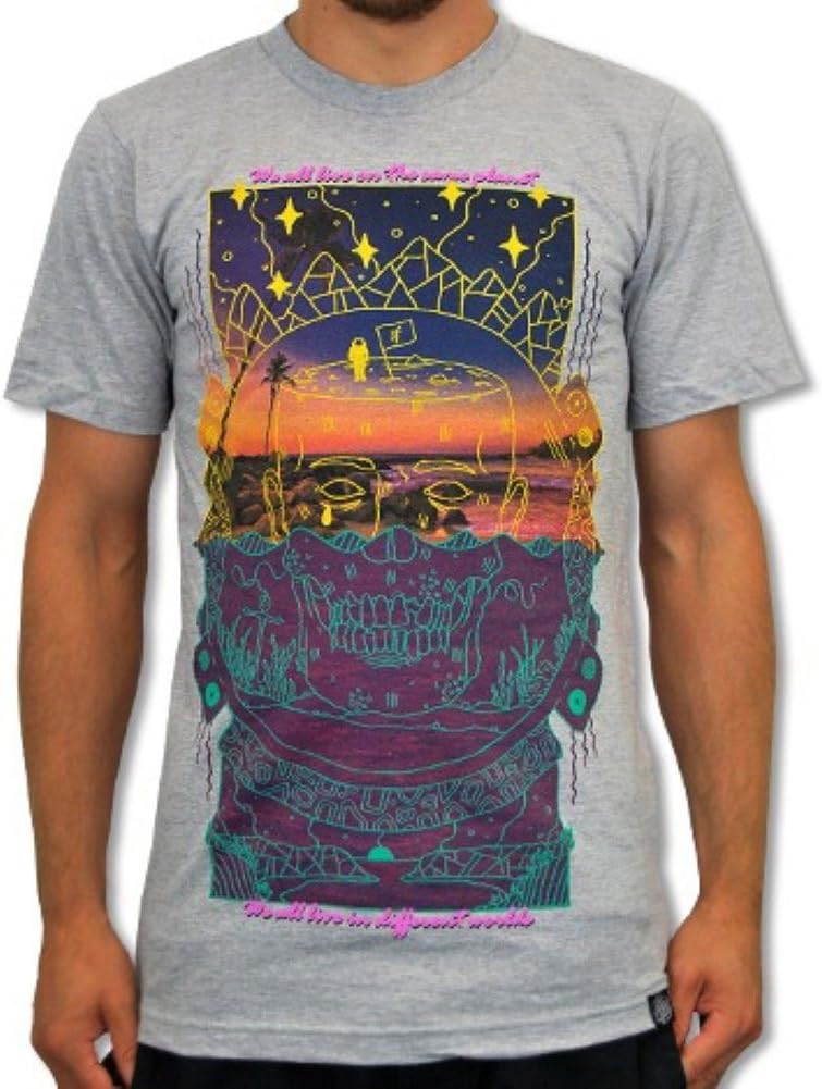 Venus Fallen Men's Perspective T-Shirt Grey