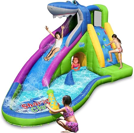 ACTION AIR Inflatable Waterslide, Shark 