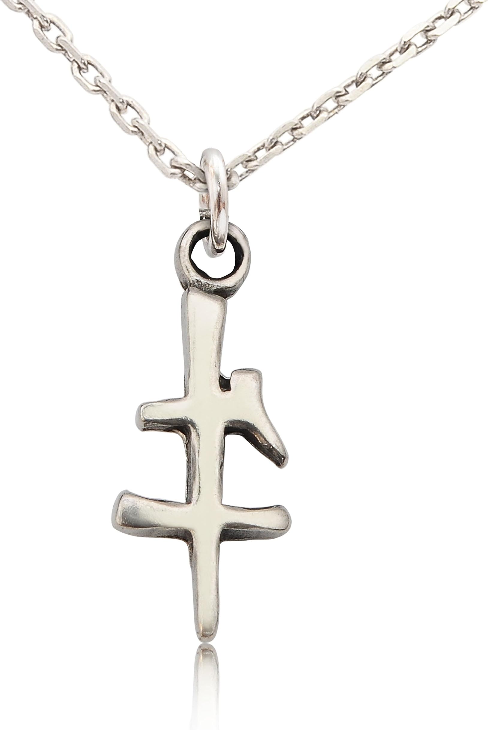 Year of Chinese Zodiac Sign Silver Pewter Charm Necklace Pendant Jewelry