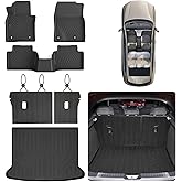 Floor Mats & Cargo Liners for 2020-2025 Mazda CX30 CX-30, TPE All Weather Protection Car Floor Liners with Trunk Mat & Backrest Mat Accessories