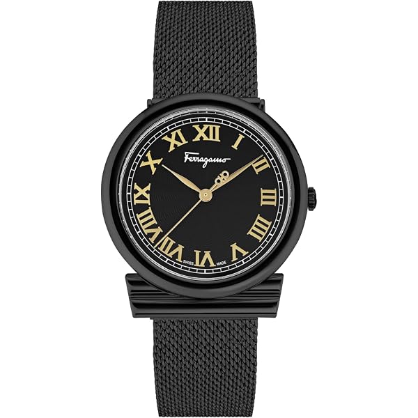 Amazon.com: Ferragamo Womens Watches Black 34 mm Cuir  display picture 1
