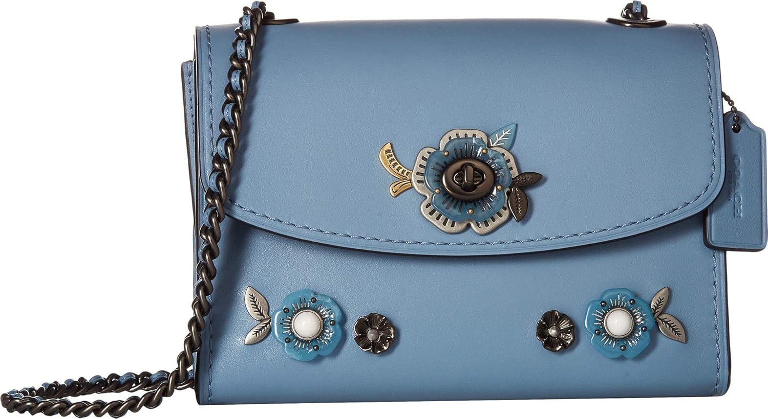 coach parker tea rose turnlock shoulder bag