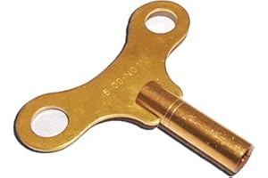 AEspares Key for Clock Winding Mechanical Clock Crank Winder Key Tool Brass Made (Key No. 11-5.00mm I.D.)