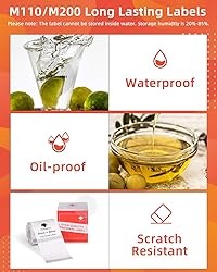 Phomemo Clear Circle Label for