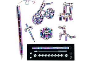 TYJHAFN Magnetic Fidget Pen Toys For Ages 8-13 - Gifts For Teenage Boy Girl Magnet Pen Decompression Toy Pen 10 11 12 13 14 15 Year Old Boy Gift Ideas - Fidget Pens For Teens Cool Presents For 10-15 Year Old