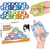 Pnrskter Hand Grip Strengthener, Finger exerciser, Grip Strength Trainer | Forearm Grip Workout, Finger Stretcher, Relieve Wrist Pain, Carpal Tunnel, Trigger Finger, Mallet Finger (Finger Exerciser)