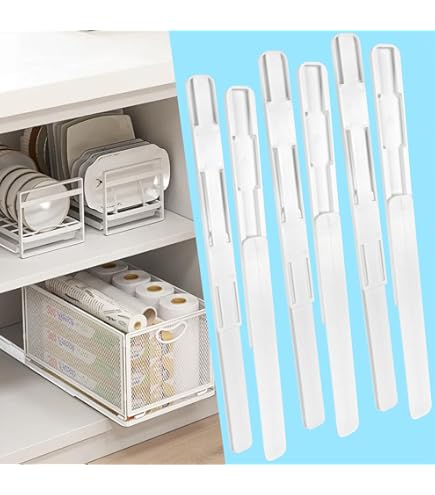 Glissières Adhésives Pour Panier De Bureau - Lot De 4, 26 Cm - Installation Facile, Fonctionnement Silencieux - Pour Tiroirs, Rangements