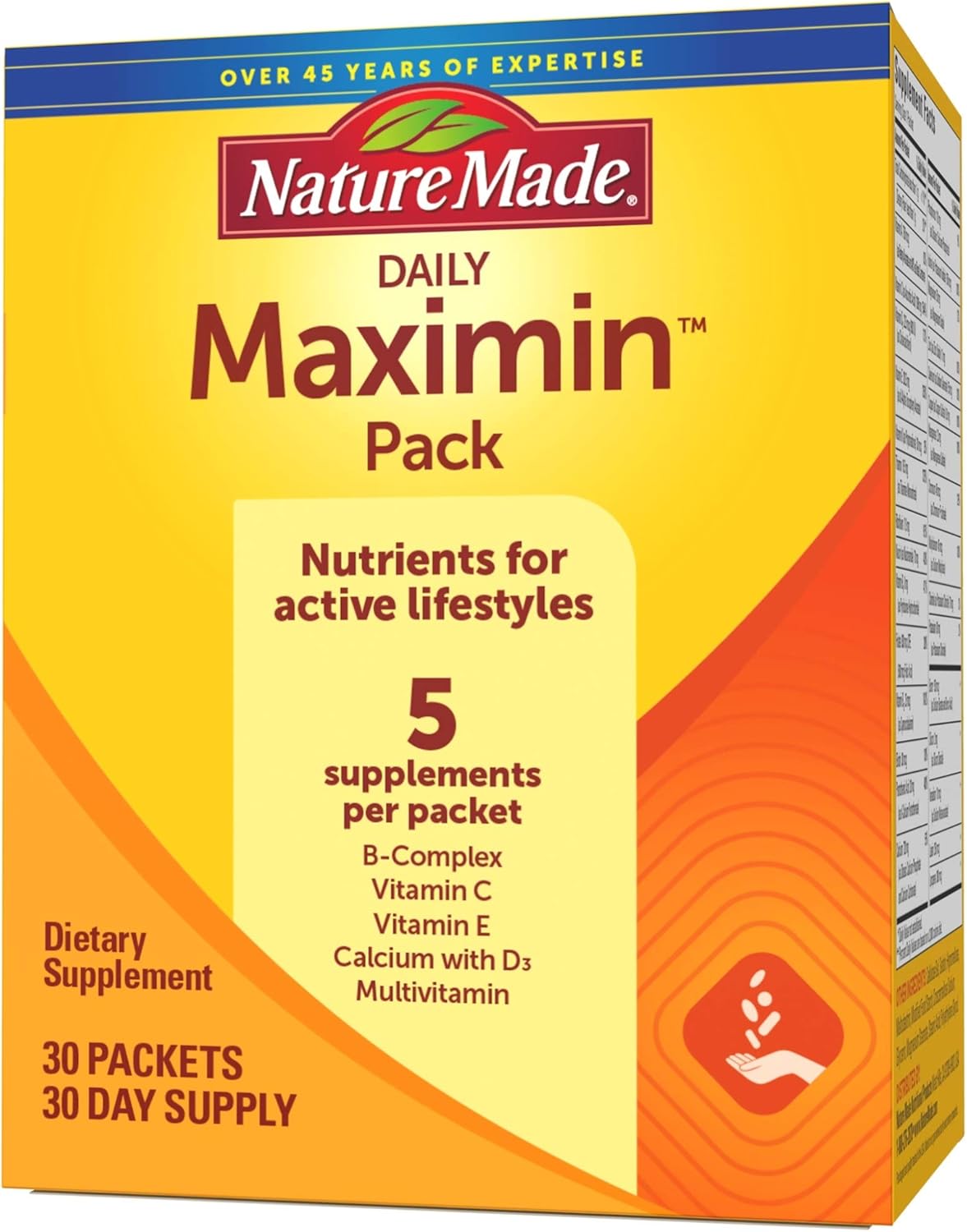 Nature Made Maximin Pack - Vitamins for Active Lifestyles, 30 Day Supply (Packaging May Vary): Health & Personal Care