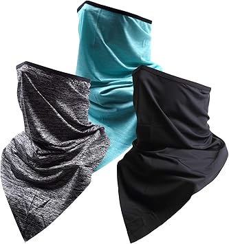 Amazon Co Jp G Netshop フェイスマスク フェイスカバー ネックカバー メンズ レディース バンダナ Uvカット 日焼け防止 マスク ブラック スポーツ アウトドア