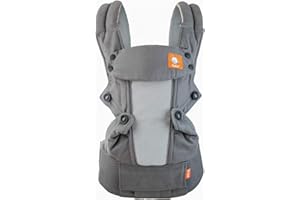 Baby Tula Coast Explore Mesh Baby Carrier, Adjustable Newborn to Toddler Carrier, Ergonomic and Multiple Positions for 7 – 45 pounds (Coast Graphite)