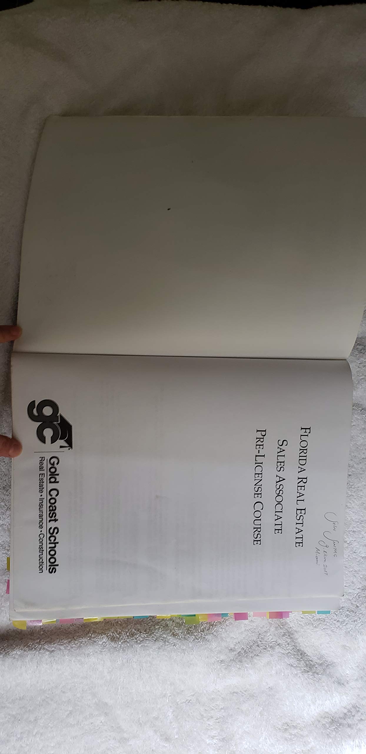 gold coast real estate school on Florida Real Estate Sales Associate Pre License Course Gold Coast School Of Real Estate John Greer 9780998439501 Amazon Com Books