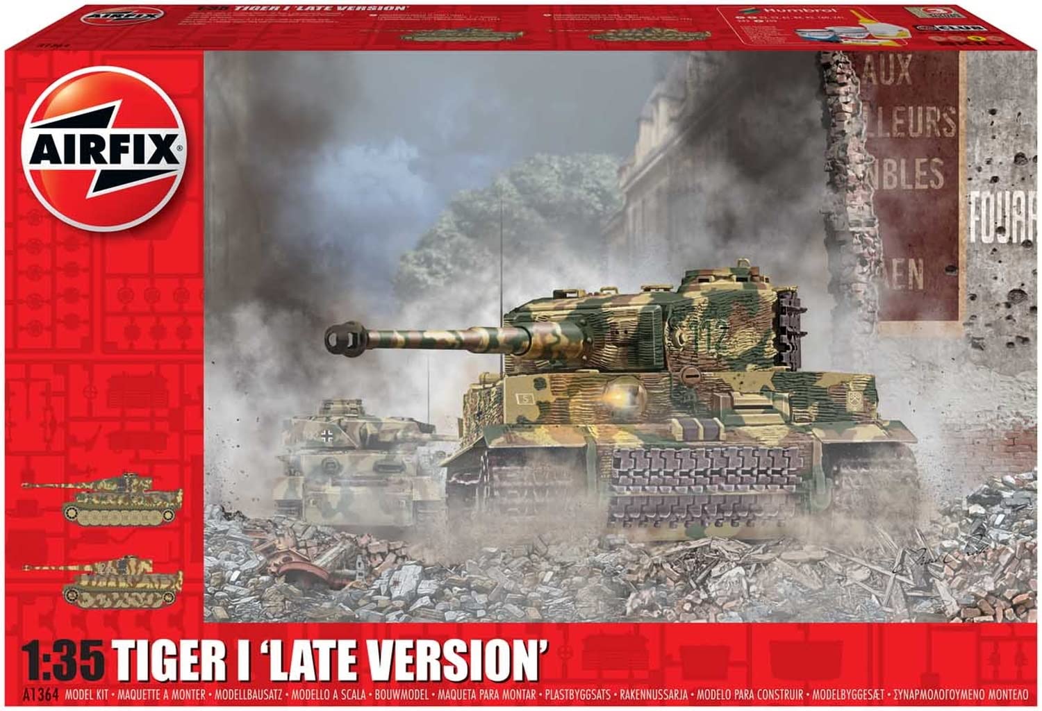 Airfix A1364 Tiger-1 Military Vehicle (Late Version)