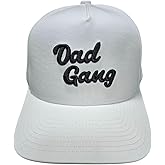 Dad Gang Trucker Hat Premium Snapback Hat Men Tiktok Viral Hats Dad Gifts for Birthdays Embrodiery Great Gift