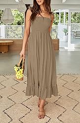 ZESICA Women's 2024 Summer Boho Spaghetti Strap