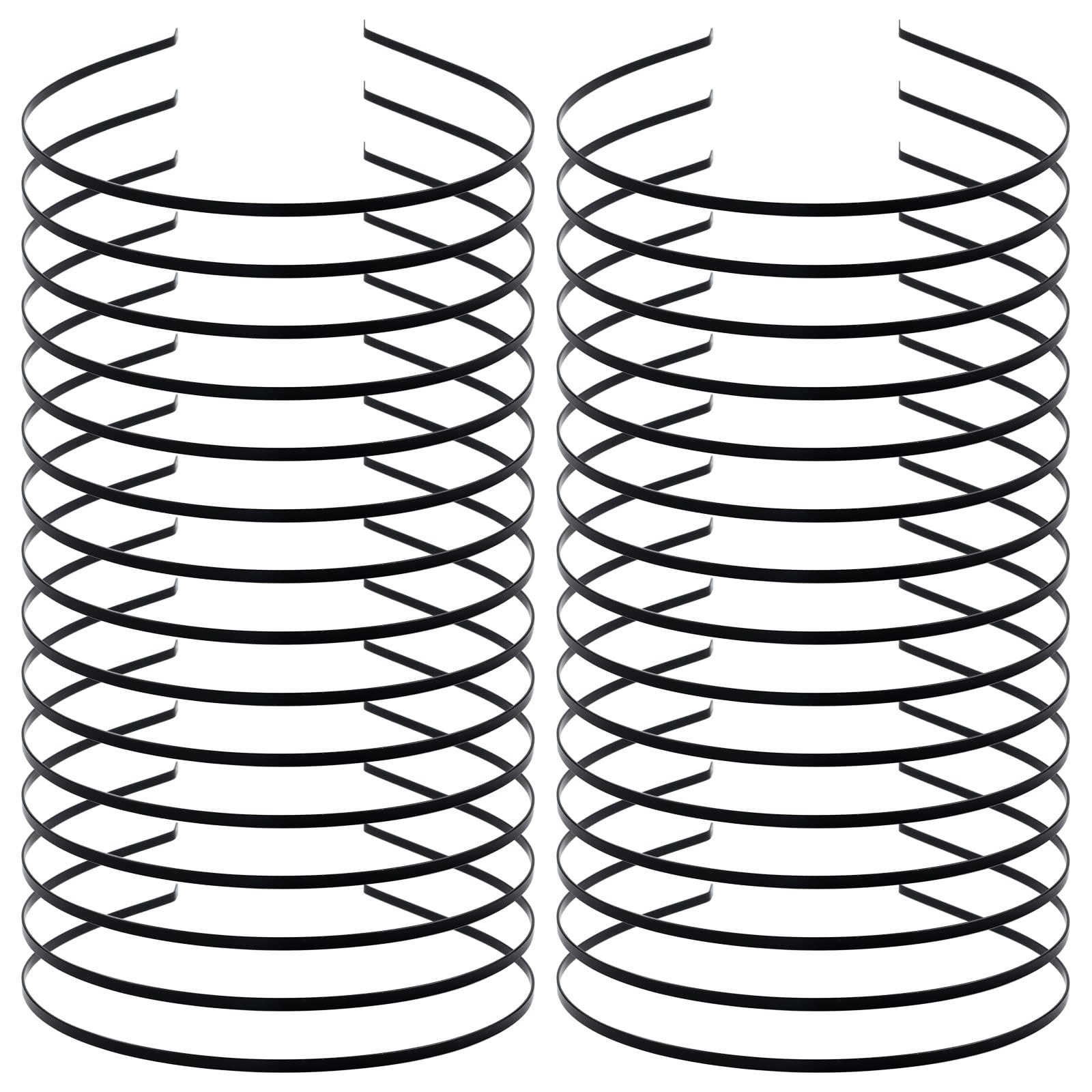 30 Pack Bulk 3 MM Black Plain Blank Hard Skinny Thin Metal Headbands Base Wire Hair Bands Clasps Tiara Headband DIY Crafting Hair Accessories for Women