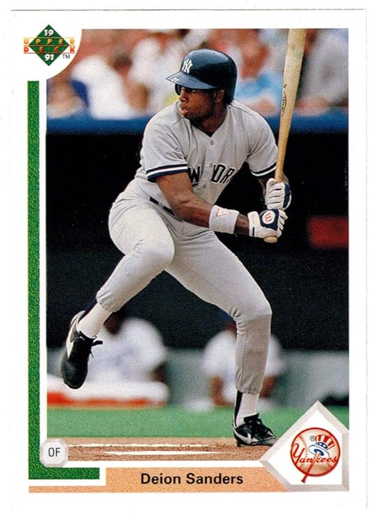 How Much Is Deion Sanders Baseball Card Worth Amazon.com : Deion Sanders (Baseball Card) 1991 Upper Deck # 352 NM/MT