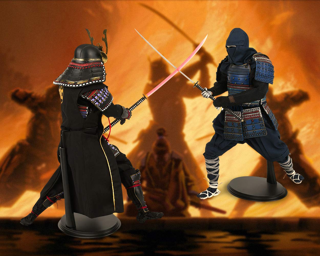 DS. DISTINCTIVE STYLE 1/6 Scale Action Figure Display Stand 1 Set (U and C Clips) for 12 Inch Action Figure, Adjustable Height