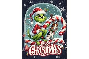 APCUFIR Christmas Diamond Painting Kits for Adults, Cartoon Diamond Art for Adults Beginner, Diamond Dots Gem Art for Aesthetic Home Decor(12x16Inch)