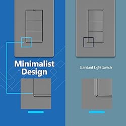 LIDER Minimalist Design Matte Finish Lighted Triple