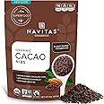 Navitas Organics Raw Cacao Nibs, 8 oz. Bag, 76 Servings — Organic, Non-GMO, Fair Trade, Gluten-Free