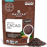Navitas Organics Raw Cacao Nibs, 8 oz. Bag, 76 Servings — Organic, Non-GMO, Fair Trade, Gluten-Free