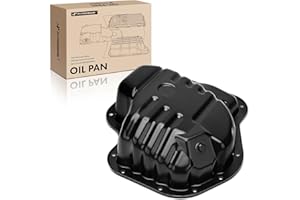 A-Premium Engine Oil Pan with Drain Plug Compatible with Toyota Camry Solara 2002-2006 Corolla Matrix 2009-2013 Highlander 2001-2007 RAV4 2004-2005 L4 2.4L Gas 2AZ-FE