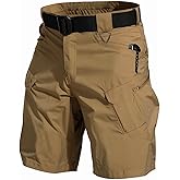 AUTIWITUA Men's Hiking Cargo Shorts Quick Dry 9" Lightweight Tactical Work Shorts with Pockets(No Belt)