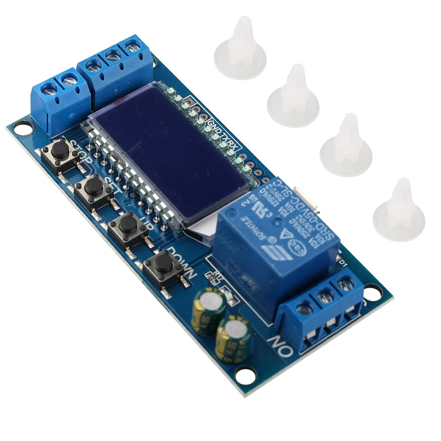 Modulo Relay XY-WJ01 Con Ritardo, Display LCD E Cicli Temporizzati, 6V~30V