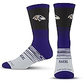 For Bare Feet NFL mens Elevate Crew Sock