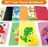 ojussa 10Pcs A6 Notebooks 60 Pages Rainbow Colorful Lined Multipack 14×9cm view 6