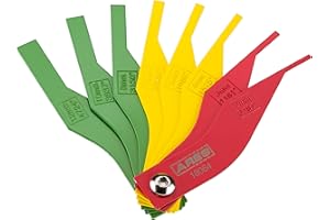 ARES 8-Piece Metal Brake Gauge Tool Set - 20-Gauge Sheet Metal - Corrosion Resistant High Visibility Finish - Metric & SAE Measurements - Color Coded Sizes