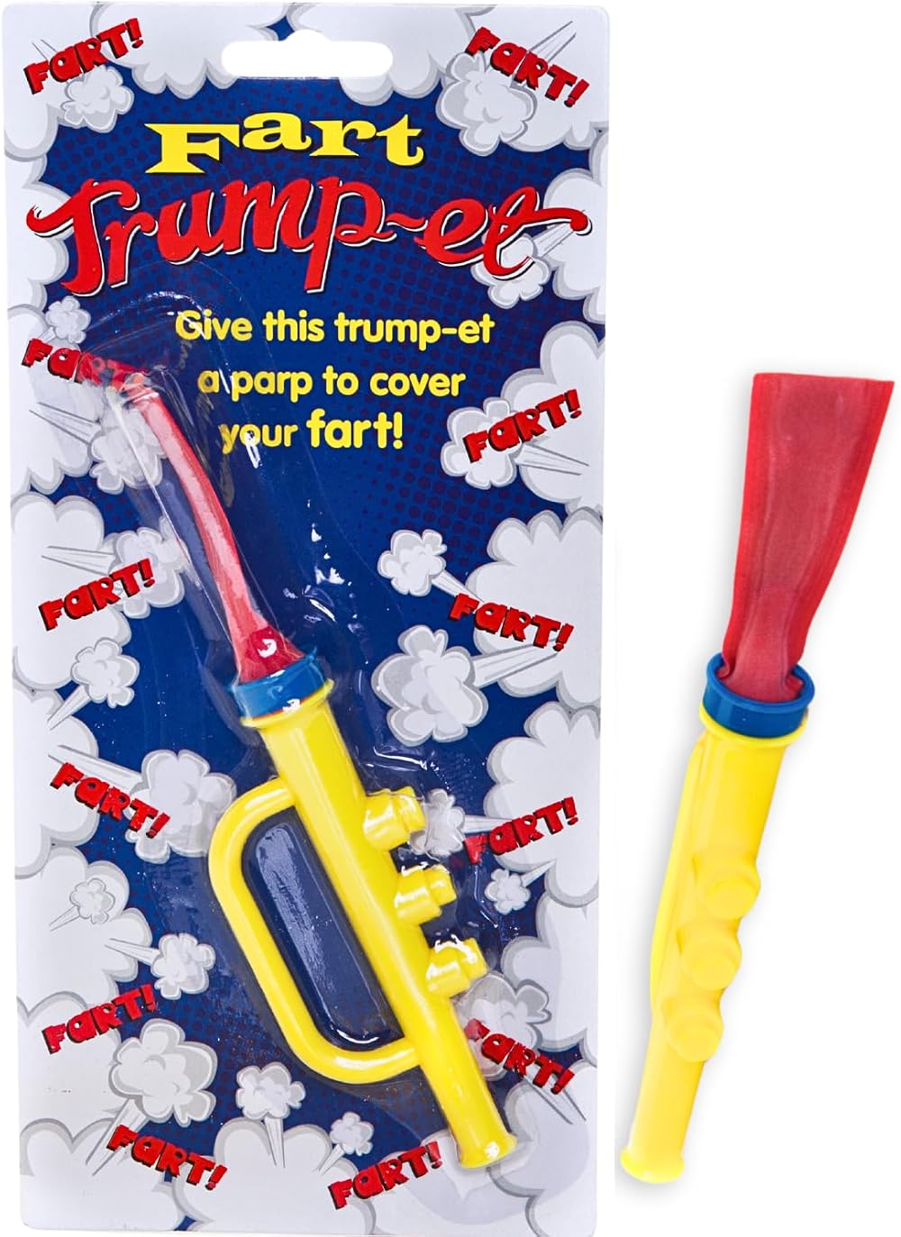 Boxer Gifts Fart Trumpet - Funny Prank Kids Gift Yellow