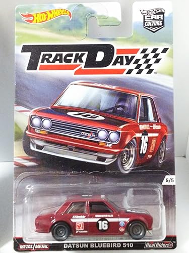 Amazon ホットウィール ダットサン ブルーバード 510 トラックデイ 赤 リアルライダー Hotwheels Datsun Bluebird Red Track Day Real Rider 4 アニメ 萌えグッズ 通販