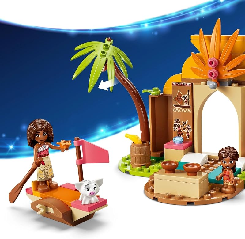 Disney Princess Maison de Village et Pirogue de Vaiana 43282