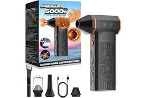 2026 Upgrade 5000W Thermal Snow Blower - Portable Car Snow/Dust Remover with Efficient Turbine Tech, Long Range for Car Winds