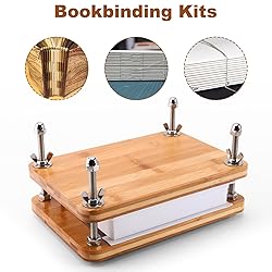 SYOSOF Book Press, Book Binding Press with 19Pcs