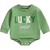 Ayalinggo Easter Baby Girl Boy Outfit Bunny Shirt Bubble Romper Sweatshirt Onesie Newborn Easter Clothes