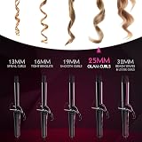 Wahl Ceramic 25mm Curling Tong Hair Styling Wand with Swivel Cord view 4