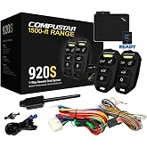 Compustar CS920-S (920S) 1-Way Remote Start and Keyless Entry System with 1500-ft Range