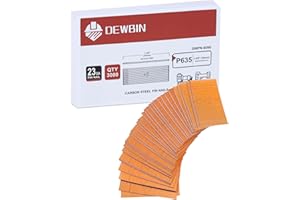 DEWBIN 23 Gauge Pin Nails, 3000 Cts 1-3/8-Inch Micro Headless Piner Nails, Galvanized 23 GA Pins Nails for Nail Gun for Woodworking and Trim Work
