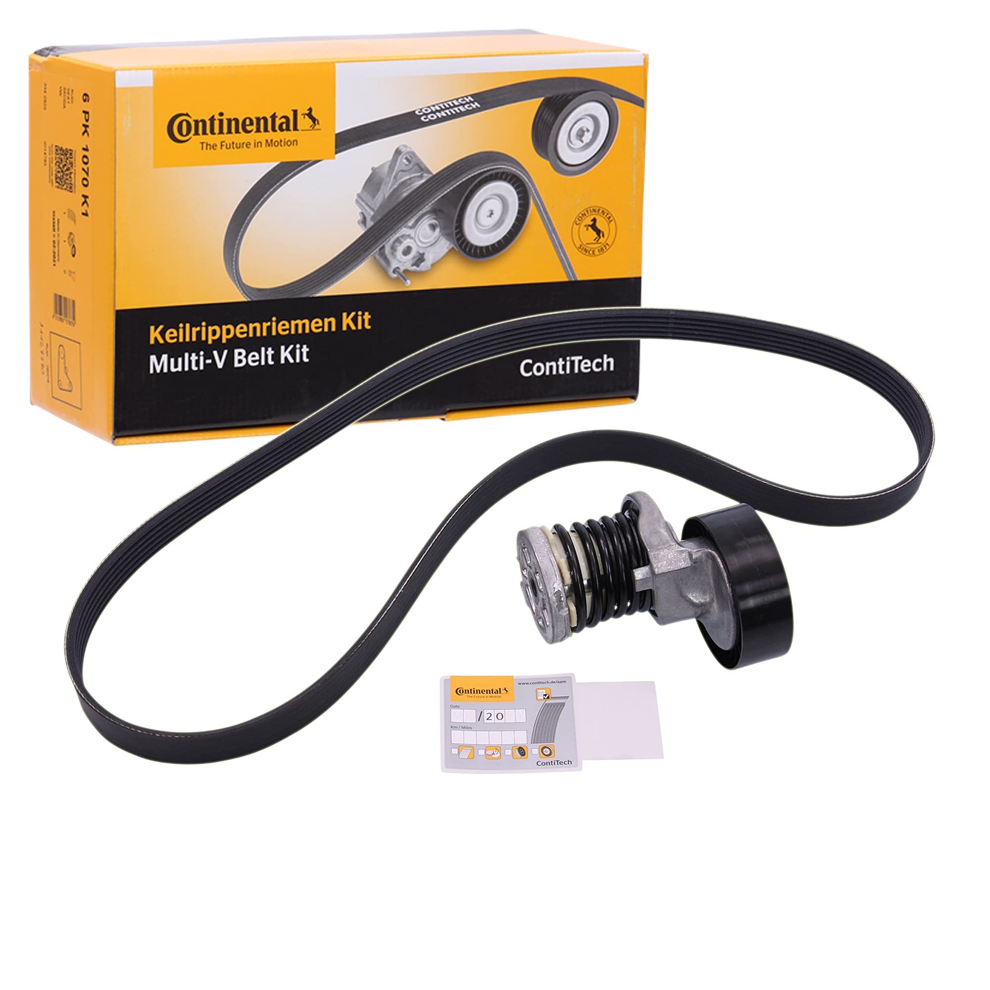 1x Original CONTITECH V-Ribbed Belt Set